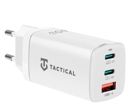 Ładowarka do smartfonów Tactical FlashBang GaN 65W White